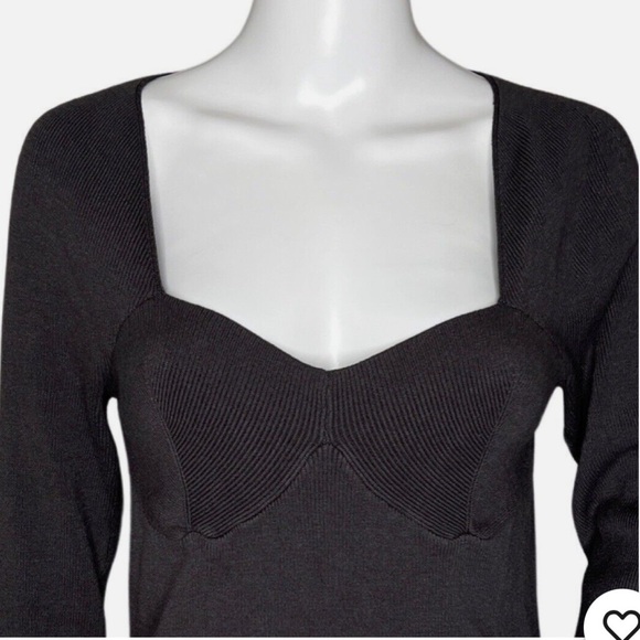 House of Harlow 1960 Ribbed Knit Top - Picture 2 of 11